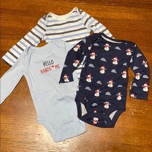 Long sleeve onesie pack
